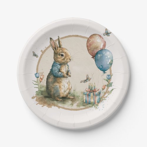 Rabbit Peter party Paper Plates