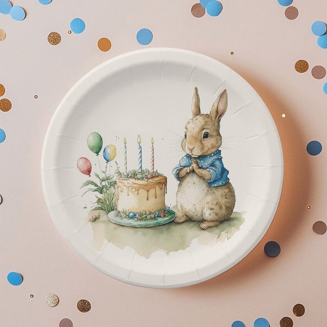 Rabbit Peter party Paper Plates  (Creator Uploaded)