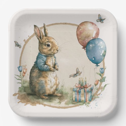 Rabbit Peter party Paper Plates