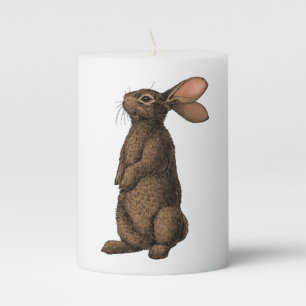 Rabbit Pillar Candle