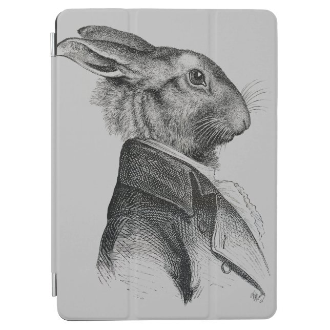 Rabbit Portrait Profile iPad Air Cover (Front)