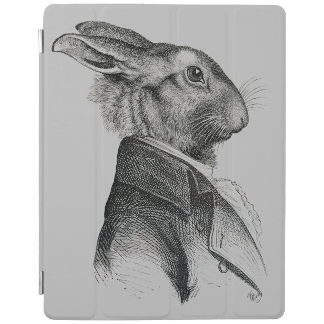 Rabbit Portrait Profile iPad Air Cover (Front)
