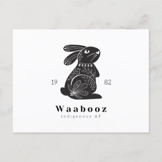 Rabbit Postcard