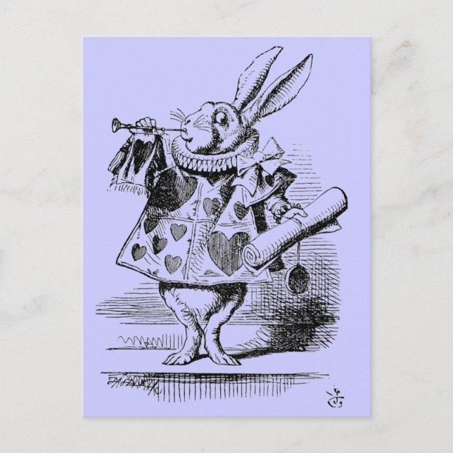 Rabbit Postcard (Front)