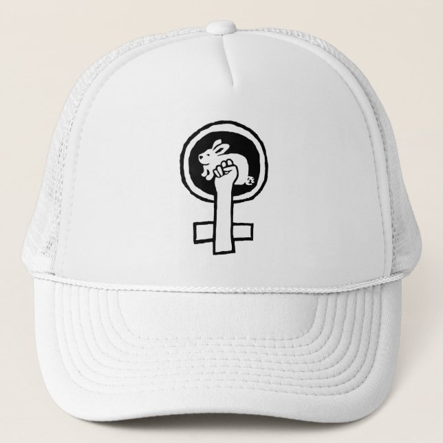 Rabbit Power! Official Susan Ash-Lee Products Trucker Hat (Front)