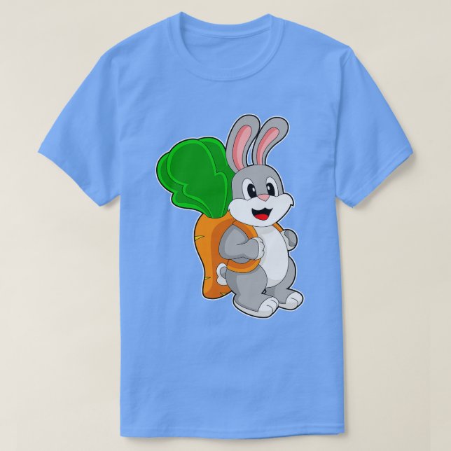 Rabbit Pupil Backpack School T-Shirt (Design Front)