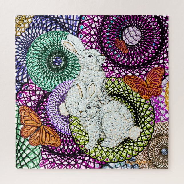 Rabbit Riches Jigsaw Puzzle (Vertical)