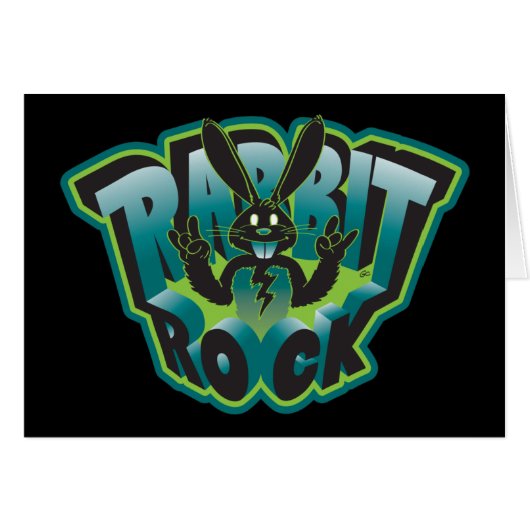 Rabbit Rock Card (Front Horizontal)
