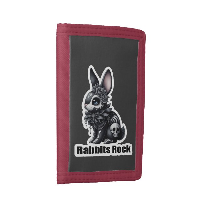 Rabbit Rock Tri-fold Wallet (Side)
