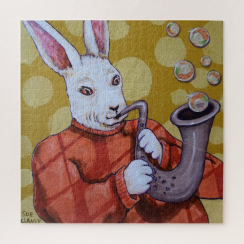 Rabbit Sax Jigsaw Puzzle