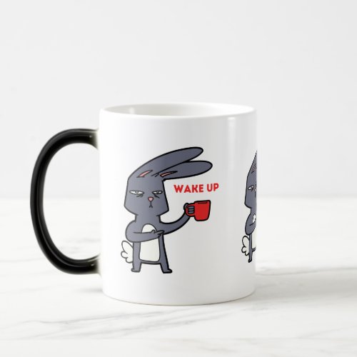 Rabbit says Wake up Mug