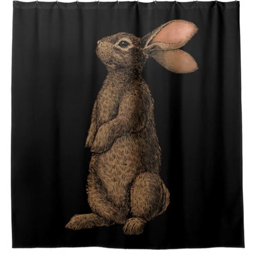 Rabbit Shower Curtain