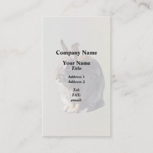 Rabbit Sitting Business Card