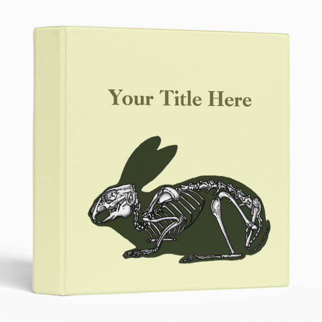 rabbit skeleton Binder (Front/Spine)