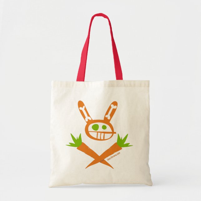 Rabbit Skull Tote Bag (Front)