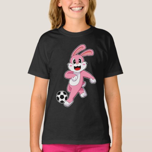 Rabbit Soccer player Soccer T_Shirt