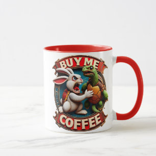 Rabbit Speeds Up: Buy Me Coffee! Buy Me A Coffee Mug