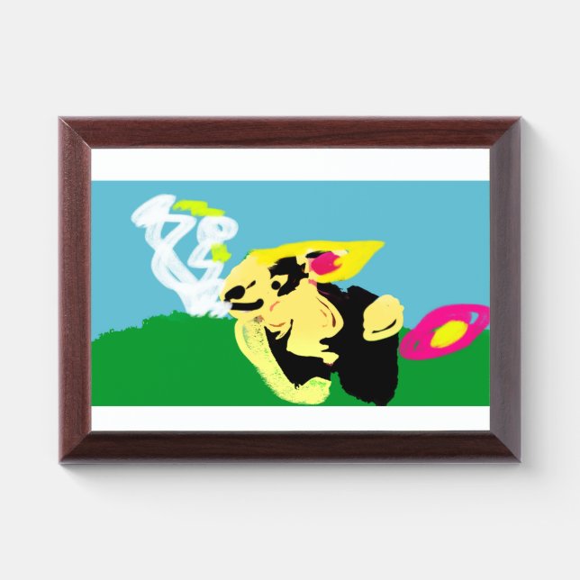 Rabbit spring   award plaque (Horizontal)