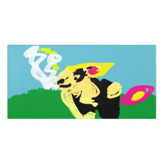 Rabbit spring   door sign