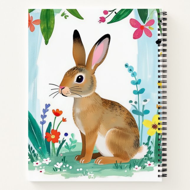 Rabbit Spring Note Notebook (Back)