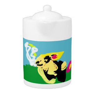 Rabbit spring teapot
