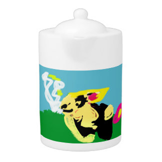Rabbit spring   teapot