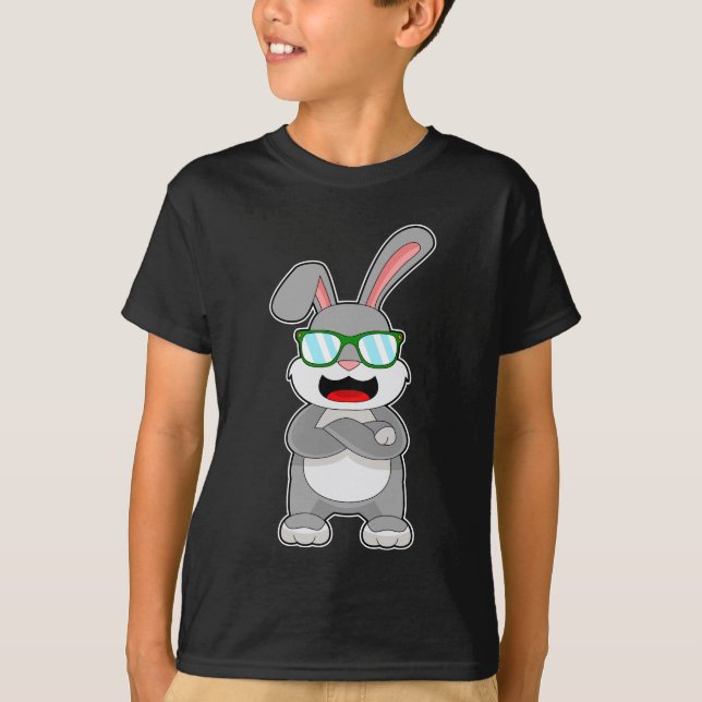 Rabbit Sunglasses T-Shirt (Front)