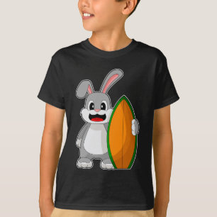 Rabbit Surfer Surfboard T-Shirt