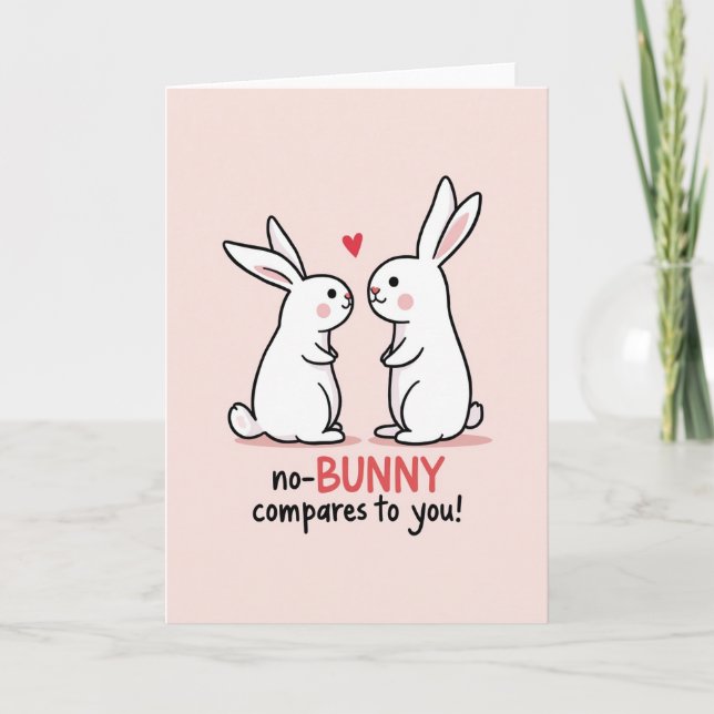 Rabbit Sweet Mothers Day Card (Front)