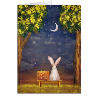 Rabbit Sympathy Card