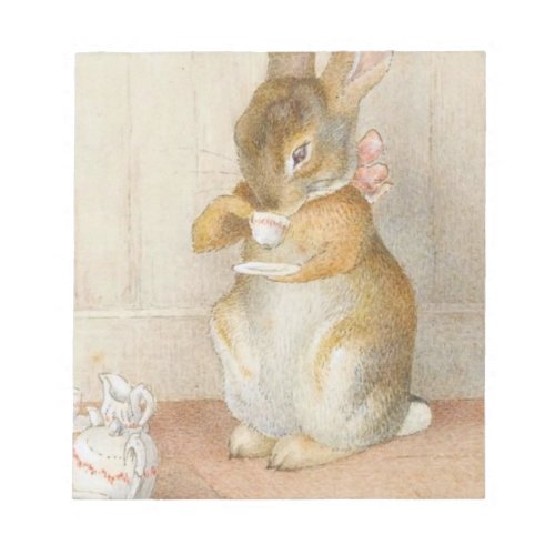 Rabbit Tea Party _ Beatrix Potter Notepad