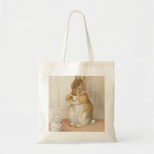 Rabbit Tea Party _ Beatrix Potter Tote Bag