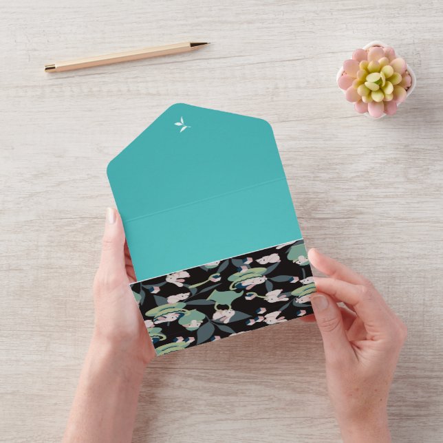 Rabbit Tea Party Pattern III All In One Invitation (Video)