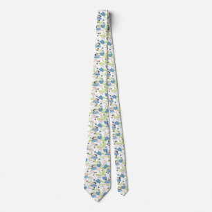 Rabbit Tea Party Pattern IV Neck Tie