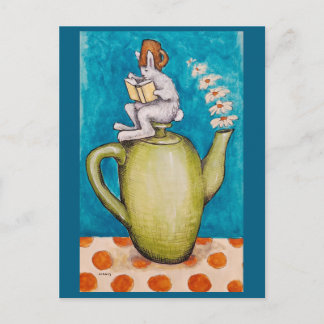Rabbit Tea postcard