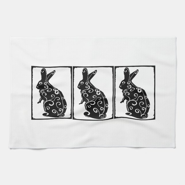 rabbit towel (Horizontal)
