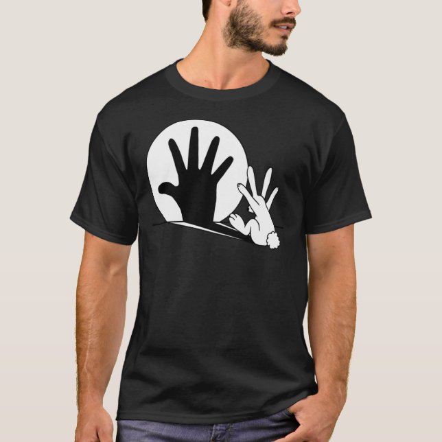 Rabbit Trek Hand Shadows Classic T-Shirt (Front)
