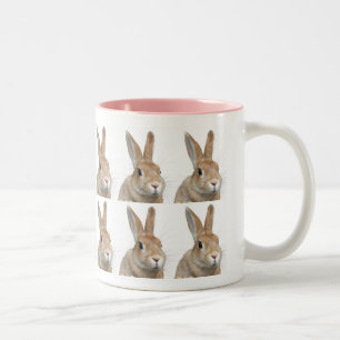 rabbit Two-Tone coffee mug