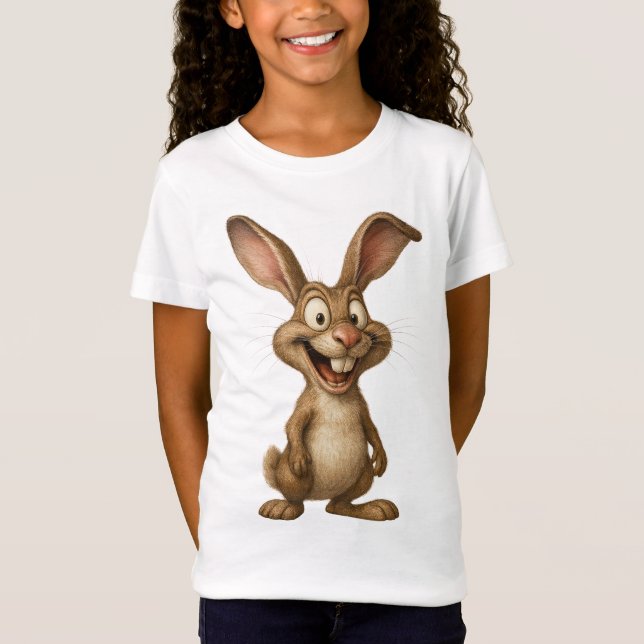 Rabbit Unisex Kid's T-Shirt (Front)