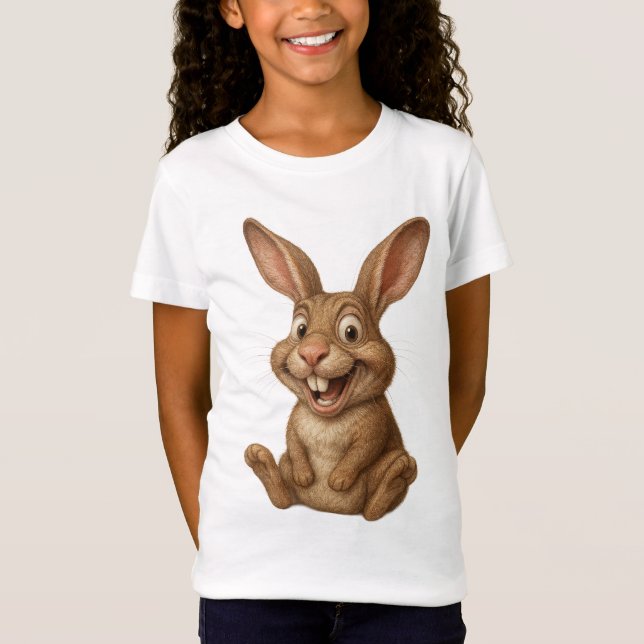 Rabbit Unisex Kid's T-Shirt (Front)