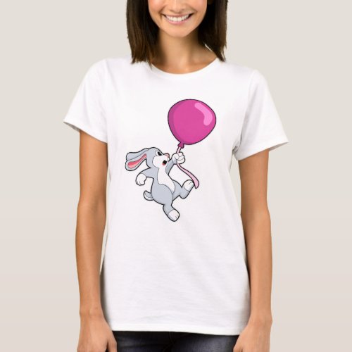 Rabbit with Balloon T_Shirt