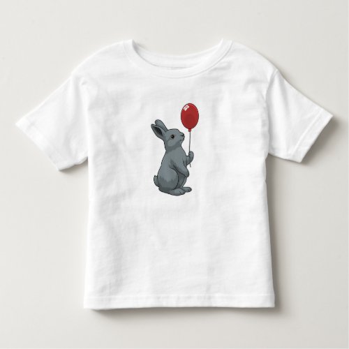 Rabbit with Balloon Toddler T_shirt