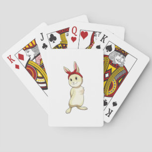 Rabbit with Bandana Poker Cards