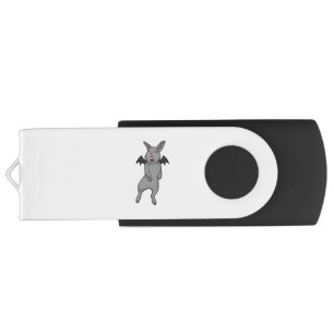 Rabbit with Bat wing Flash Drive