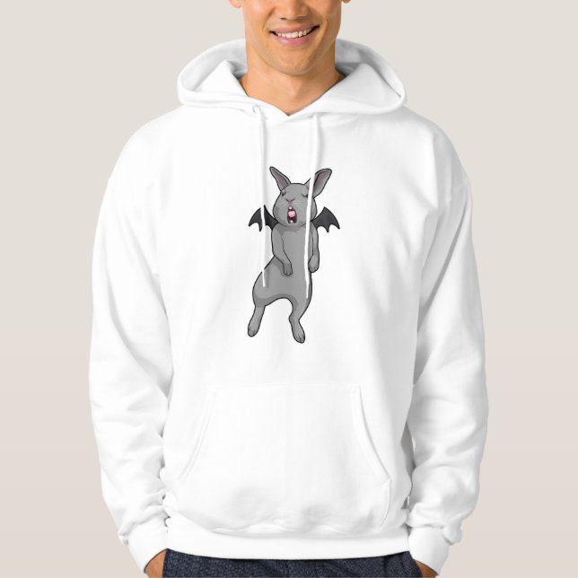 Rabbit with Bat wing Hoodie (Front)