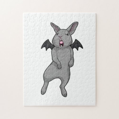 Rabbit with Bat wing Jigsaw Puzzle