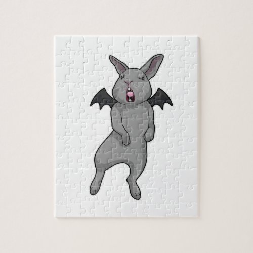 Rabbit with Bat wing Jigsaw Puzzle