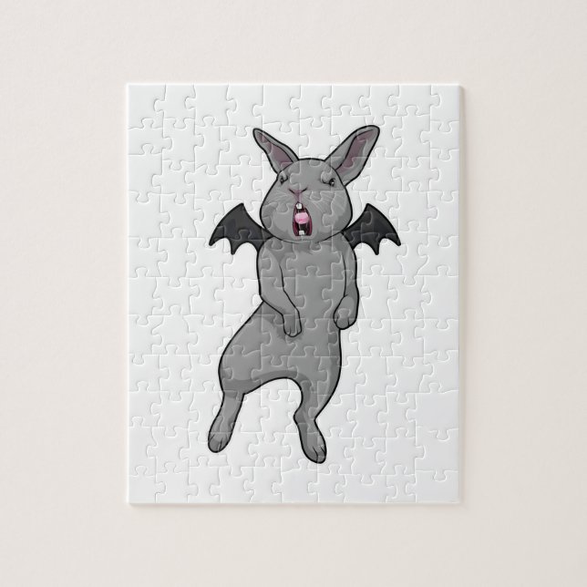 Rabbit with Bat wing Jigsaw Puzzle (Vertical)