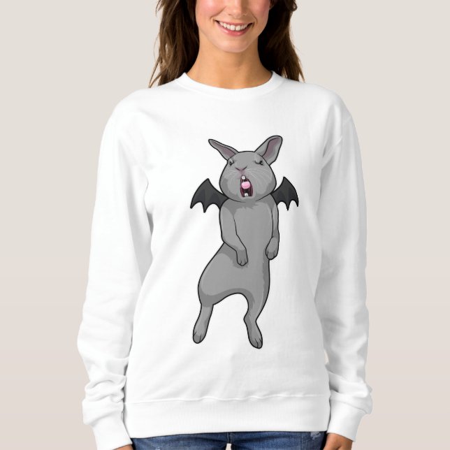 Rabbit with Bat wing Sweatshirt (Front)