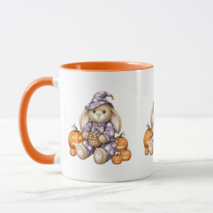 Rabbit with Candy, Halloween, Author Natasha Us Mug